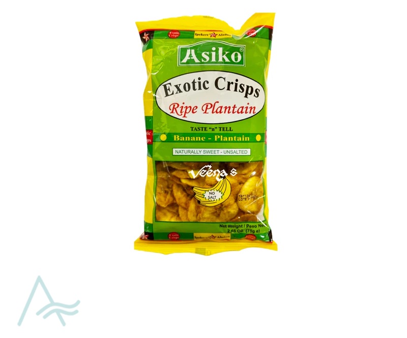 ASIKO BANSNA CRISP UN SALTED 75 G
